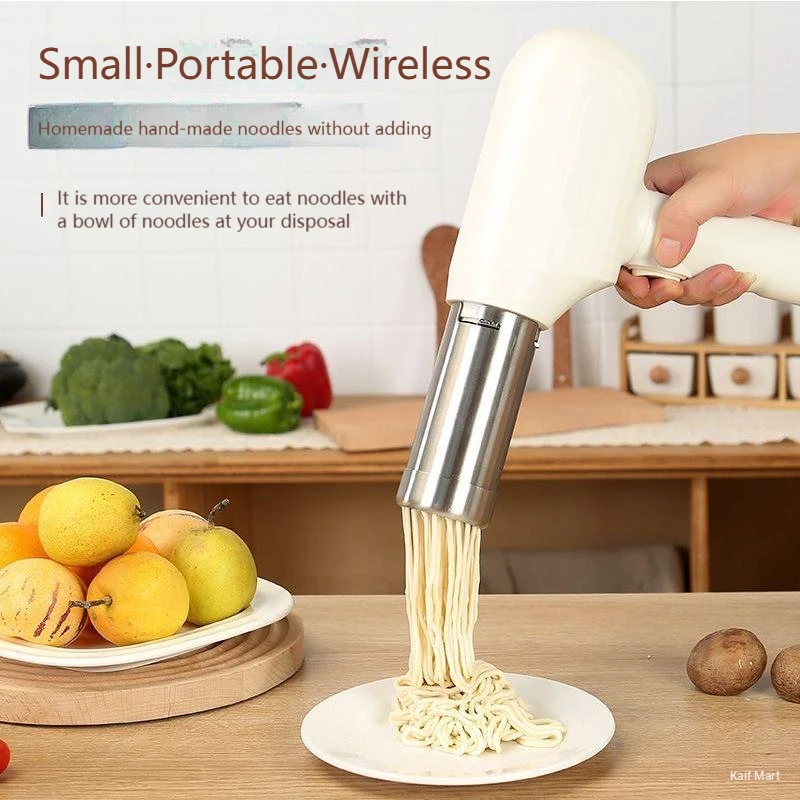 Multi-functional Small Automatic Rechargeable Handheld Wireless Handmade Noodle Maker