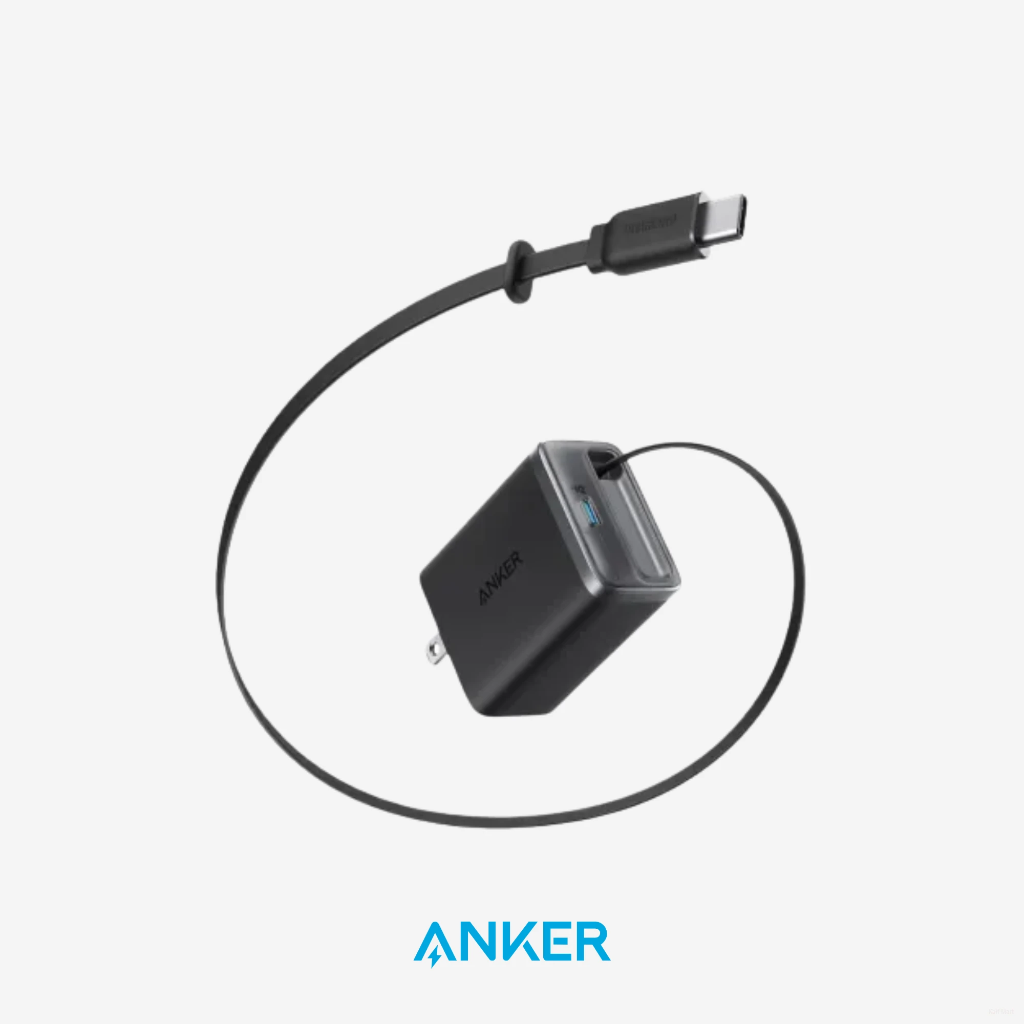 Anker Nano 35W Type-C Charger | Built-in Retractable Cable