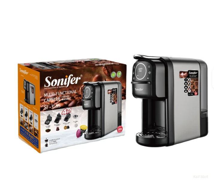 Sonifer SF-3585 4-in-1 Automatic Espresso Machine | Multi Capsule Coffee Maker