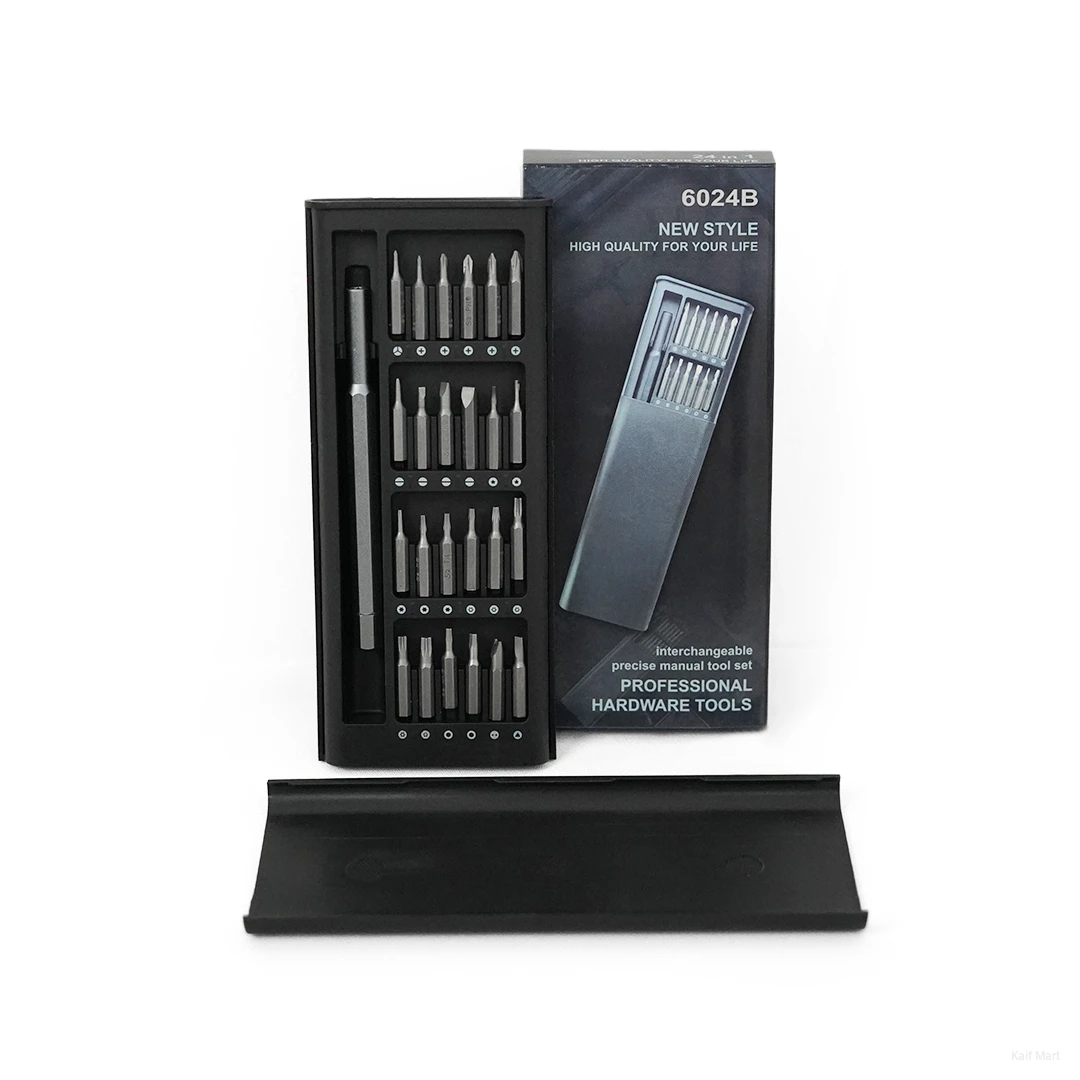 Professional 24-in-1 Precision Screwdriver Set (Model 6024B)