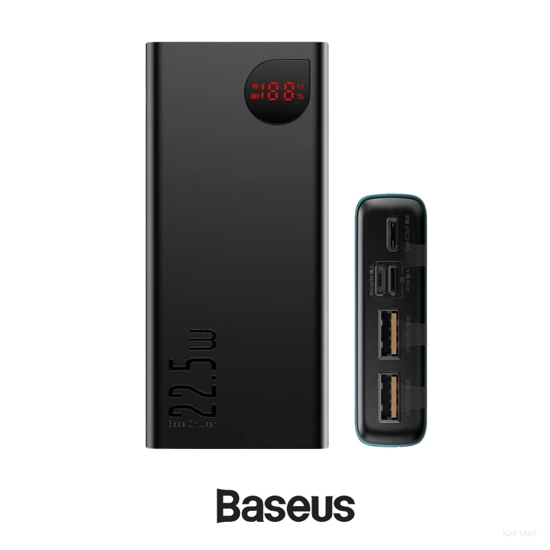 Baseus Adaman 20,000mAh Power Bank | 22.5W Metal Fast Charge