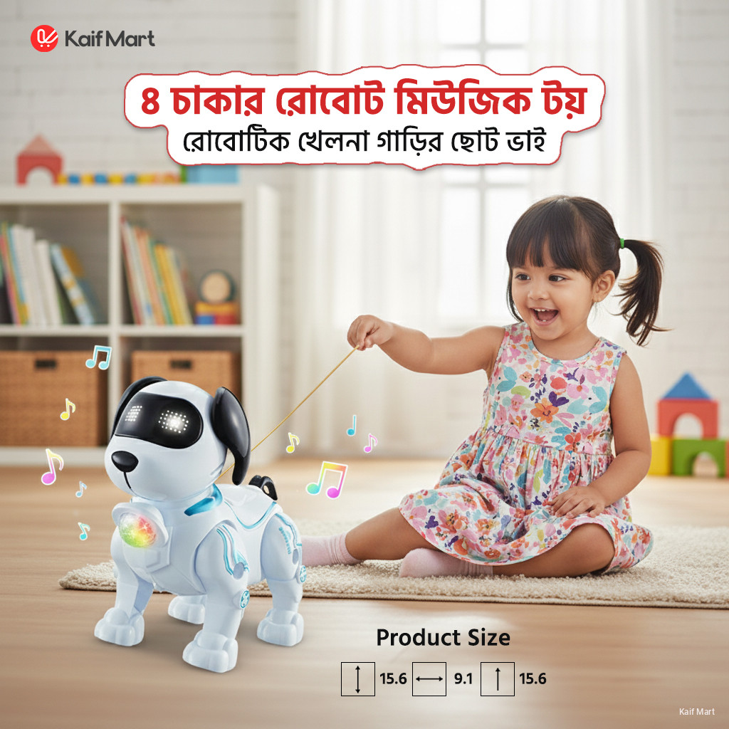 Toy Walking Robot Dog