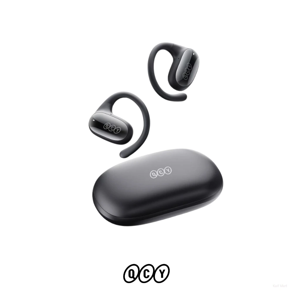 QCY Crossky GTR2 Open-Ear Earbuds | Rotating Hook & Hi-Fi Audio
