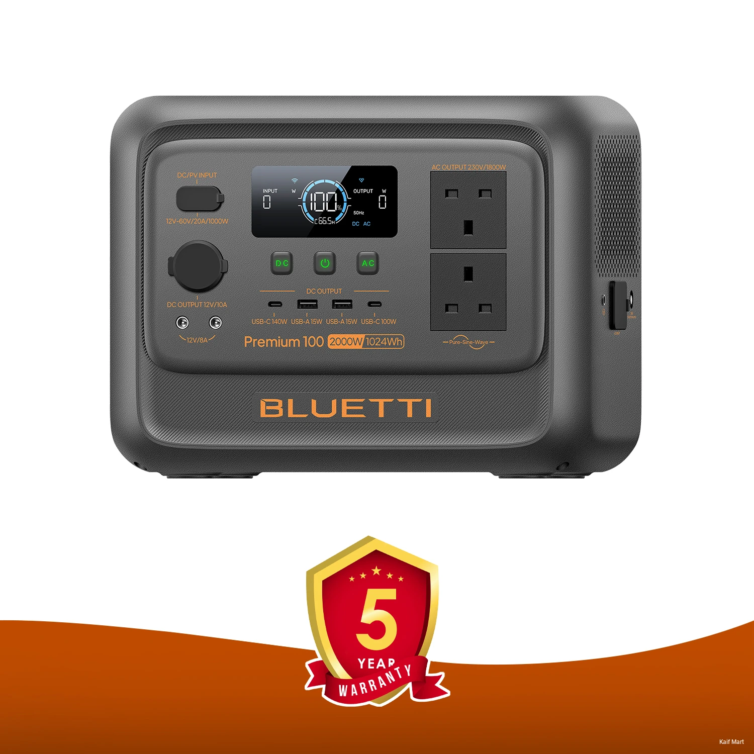 Bluetti Premium 100 V2 Portable Power Station