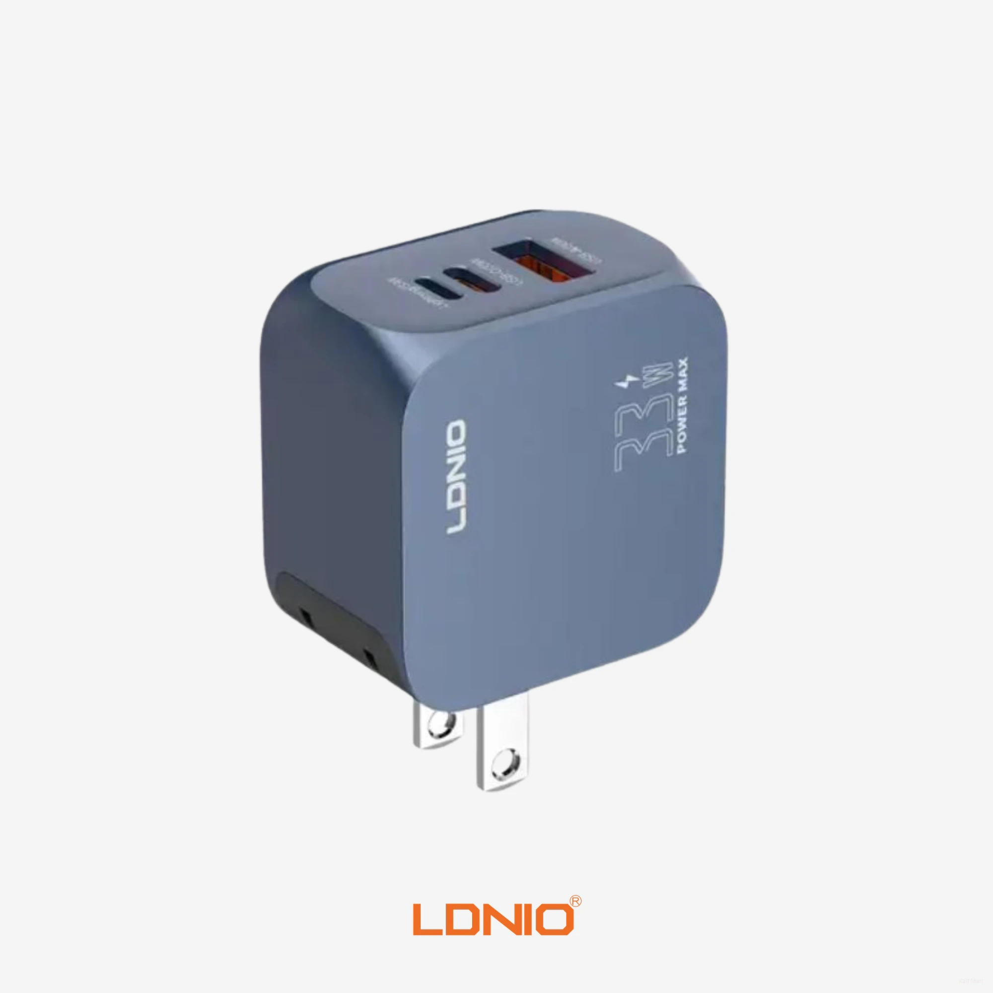 LDNIO Q5 33W GaN Super Fast Charger for laptops, tablets, and mobile devices | Interchangeable Travel Plugs