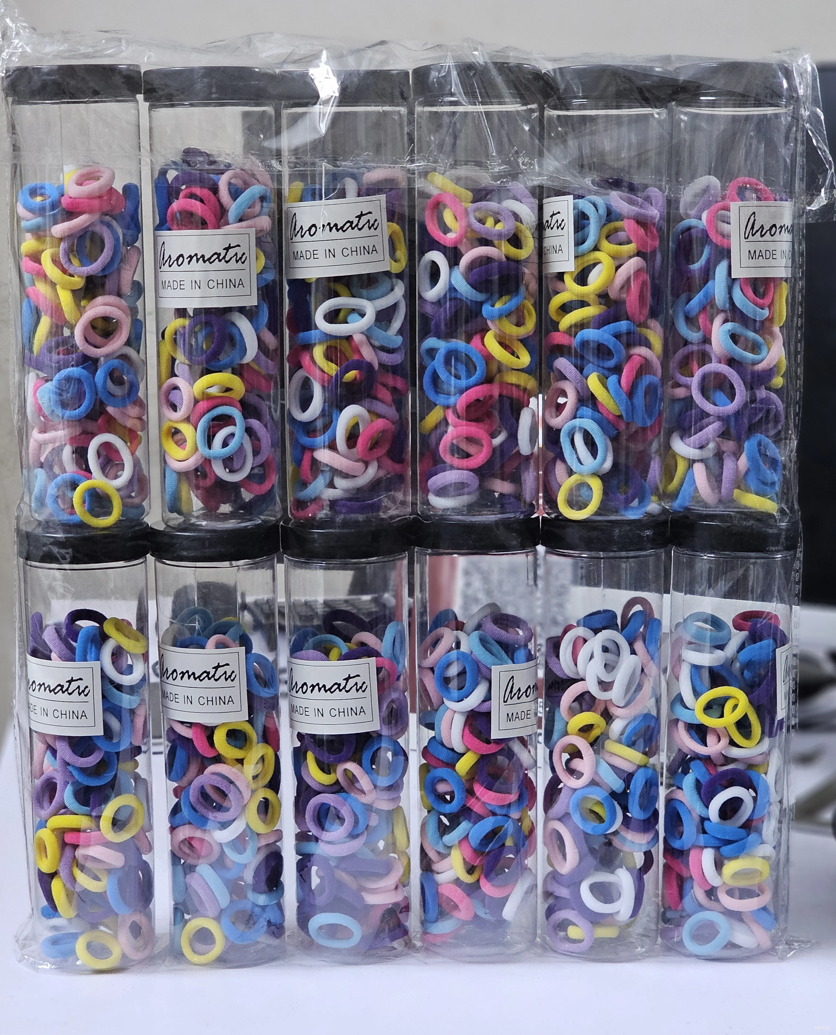 100 Pcs Colorful Rubber Hair Band Best Quality