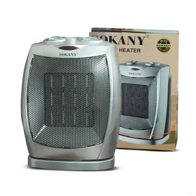 SOKANY Electric Room Heater SK-1653 - 2000W with Thermostat & Cold Wind